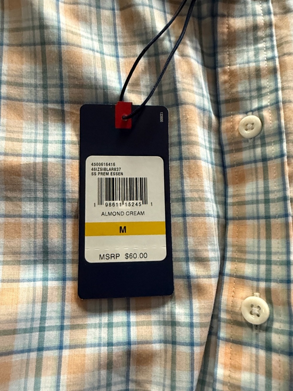 Medium IZod Short Sleeve Button Up - Picture 6 of 8